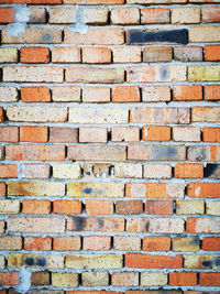 Full frame shot of brick wall