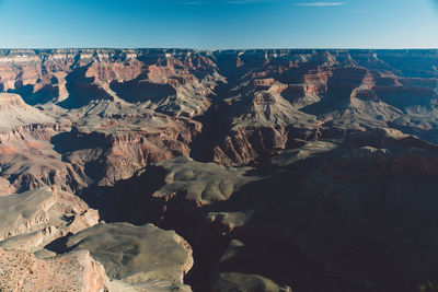 View of rock formations