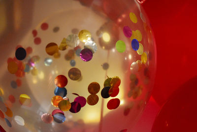 Close-up of multi colored candies
