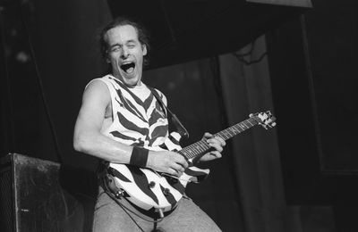 Young man playing guitar