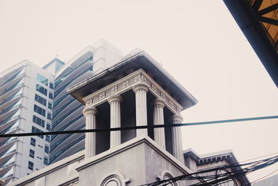 Low angle view of building against sky