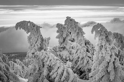 Scenic view of rocky mountains against sky