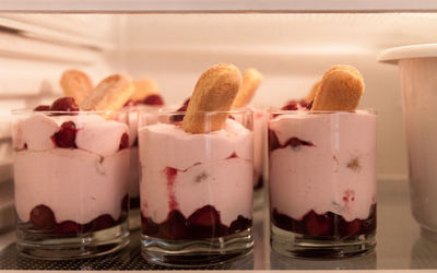 Close-up of cake on table