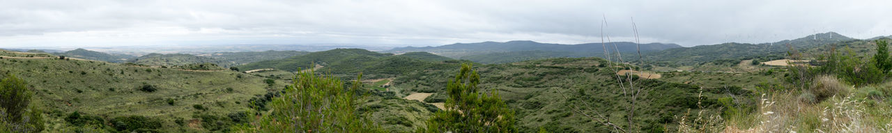 Panoramic view of landscape against sky