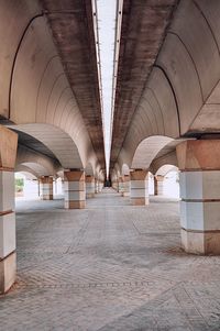 Empty corridor of building