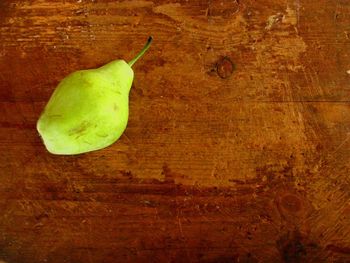 High angle view of fruit on table