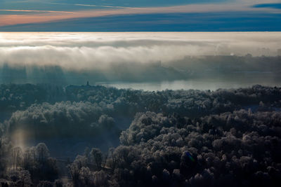 Panoramic view of landscape against sky