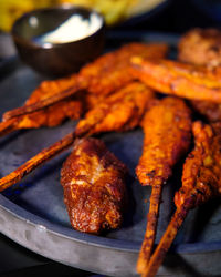 Close-up of food in plate
