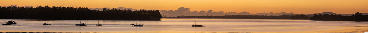 Omokoroa channel view very wide panorama.