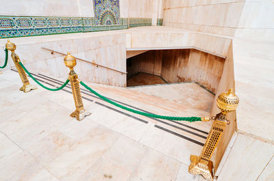 Steps at mosque hassan ii