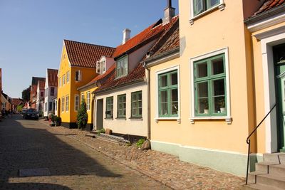 Street amidst buildings in city