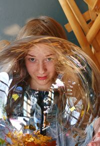Portrait of smiling young woman