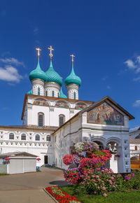 View of building against blue sky