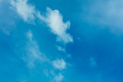 Low angle view of clouds in sky