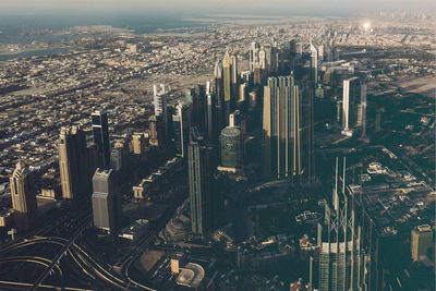 Aerial view of cityscape