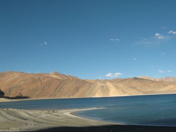 Scenic view of desert against sky