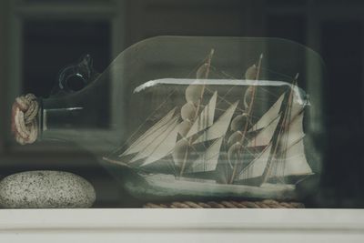 Close-up of food on table