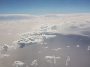 Low angle view of clouds in sky