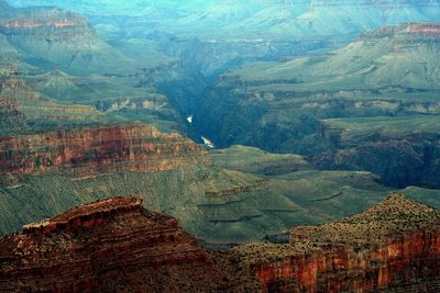 Scenic view of rock formation