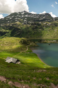 Scenic view of mountains