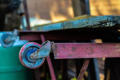 Close-up of rusty metal