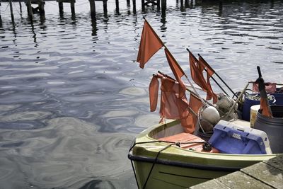 People kayaking in lake