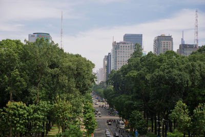 Buildings in city