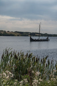 Viking ship on