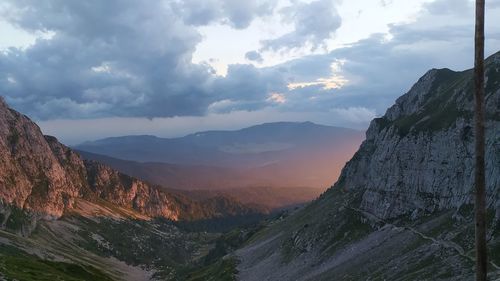 The colours of sunset in alpago