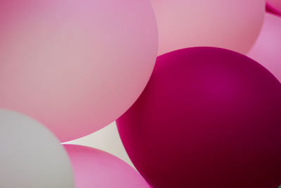 Close-up of multi colored balloons