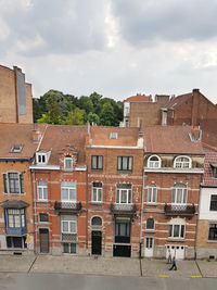 Residential buildings against sky