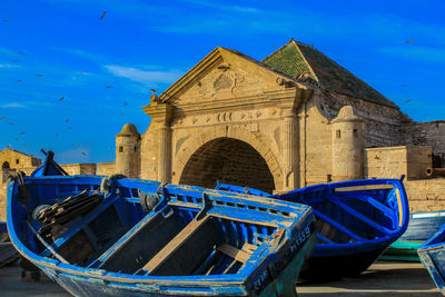 View of building against blue sky