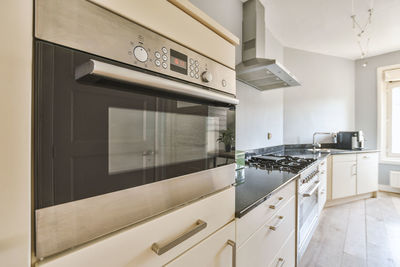 Interior of domestic kitchen