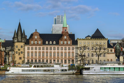 View of buildings at waterfront