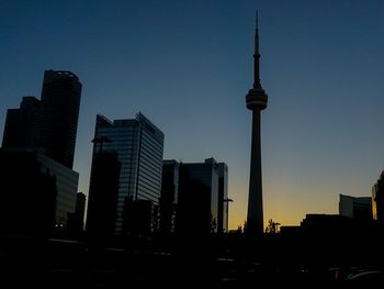 Low angle view of skyscrapers