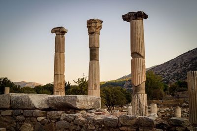 Old ruins against sky