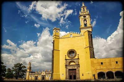 Low angle view of church