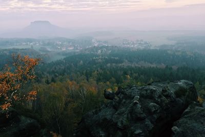 Scenic view of landscape against sky