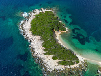 Aerial view of beach