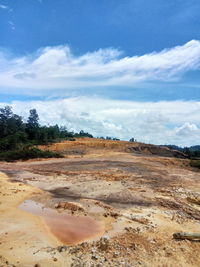 Scenic view of landscape against sky