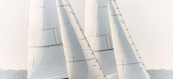 Low angle view of ship