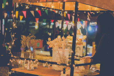 Host an outdoor winter party at fin market