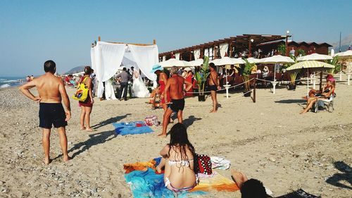 People on beach