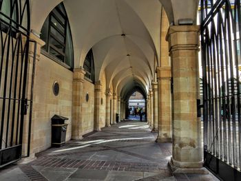 Corridor of historic building