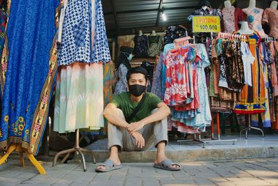 Batik seller in pekalongan during the covid-19 pandemic