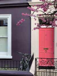 Entrance of building