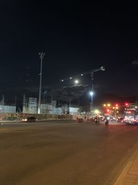 City street at night