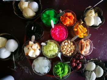 Close-up of multi colored candies