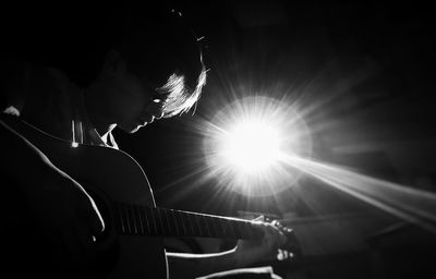 Man playing guitar