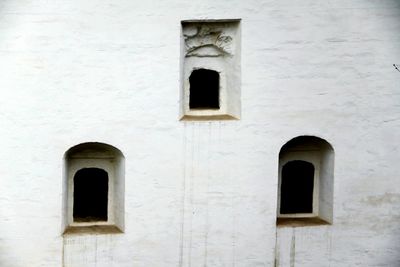 White door of window